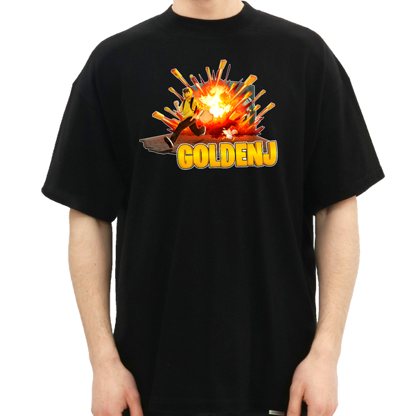 GoldenJ Vault T-Shirt – Schwarz