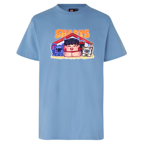 ShadysMC Shadys Kæledyr Tee - Lyseblå