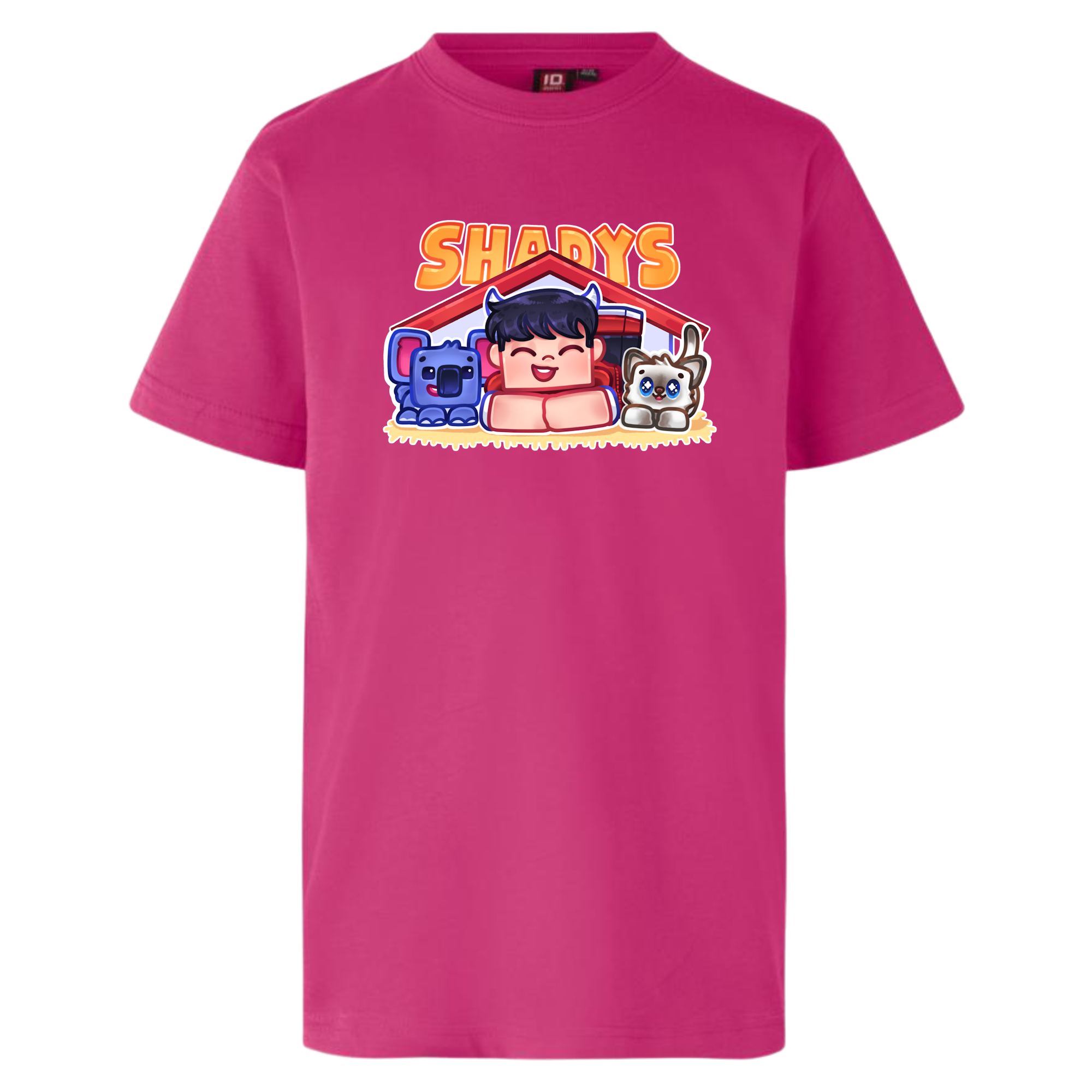 Shadys Kæledyr Tee - Lyserød