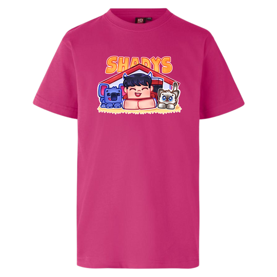 Shadys Kæledyr Tee - Lyserød
