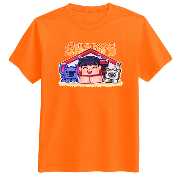 Shadys Haustier-T-Shirt – Orange