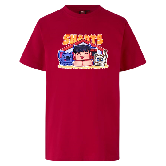 Shadys Kæledyr Tee - Rød ShadysMC