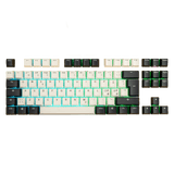 Ducky Tuxedo  Keycap Set - double shot PBT - Black & White