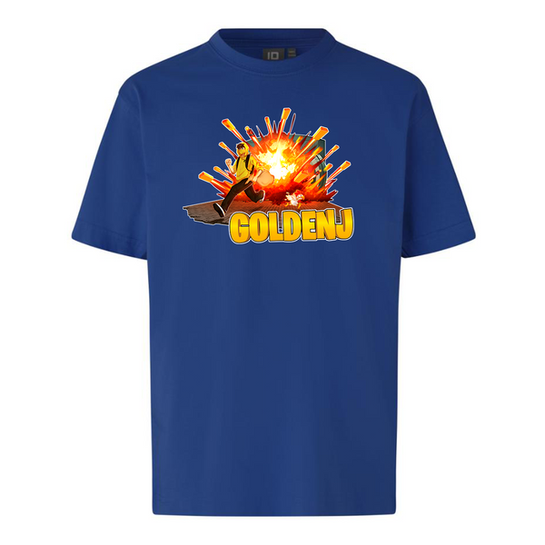 GoldenJ Vault T-Shirt – Blau