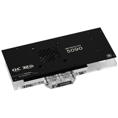 Barrow BS-ASA5090-PA B GPU-vandblok – bagside med sort aluminium-backplate