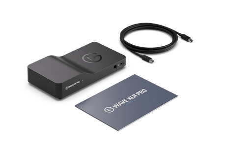 Elgato Wave XLR Pro – USB-lydkort med to XLR-indgange – medfølgende dele