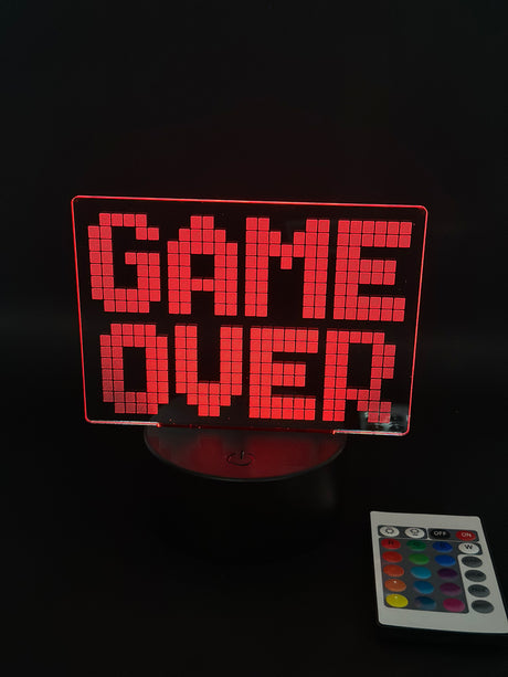 MECHARITE - 3D Lampe - GAME OVER Mecharite