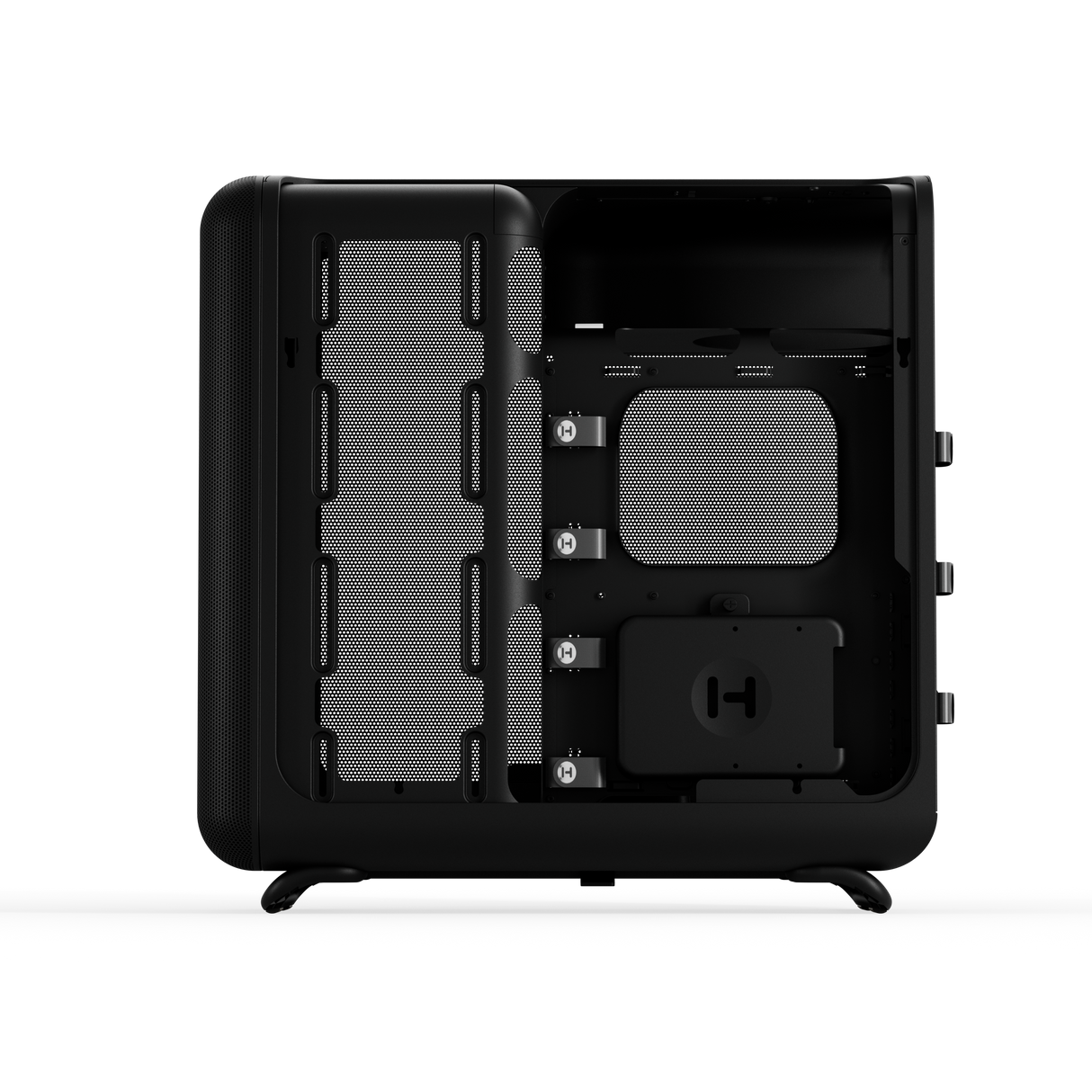 HYTE X50 Midi-Tower – Pitch Black