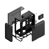 HYTE X50 Midi-Tower – Pitch Black