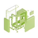 HYTE X50 Midi-Tower – Matcha Milk / Grün