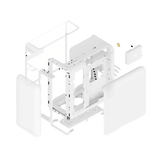 HYTE X50 Midi-Tower – Snow White