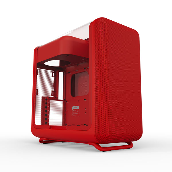 HYTE X50 Midi-Tower – Wildkirsche / Rot