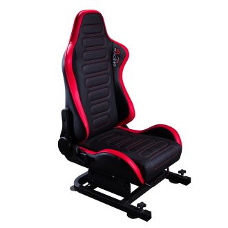 XROCKER XR RACING CHICANE RACING SEAT FOR THE XR RACING RIG - BLACK AND RED XROCKER