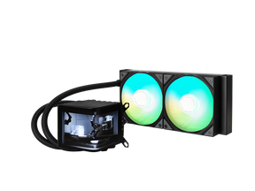 TRYX PANORAMA 240mm AIO Liquid Cooler ARGB Sort TRYX