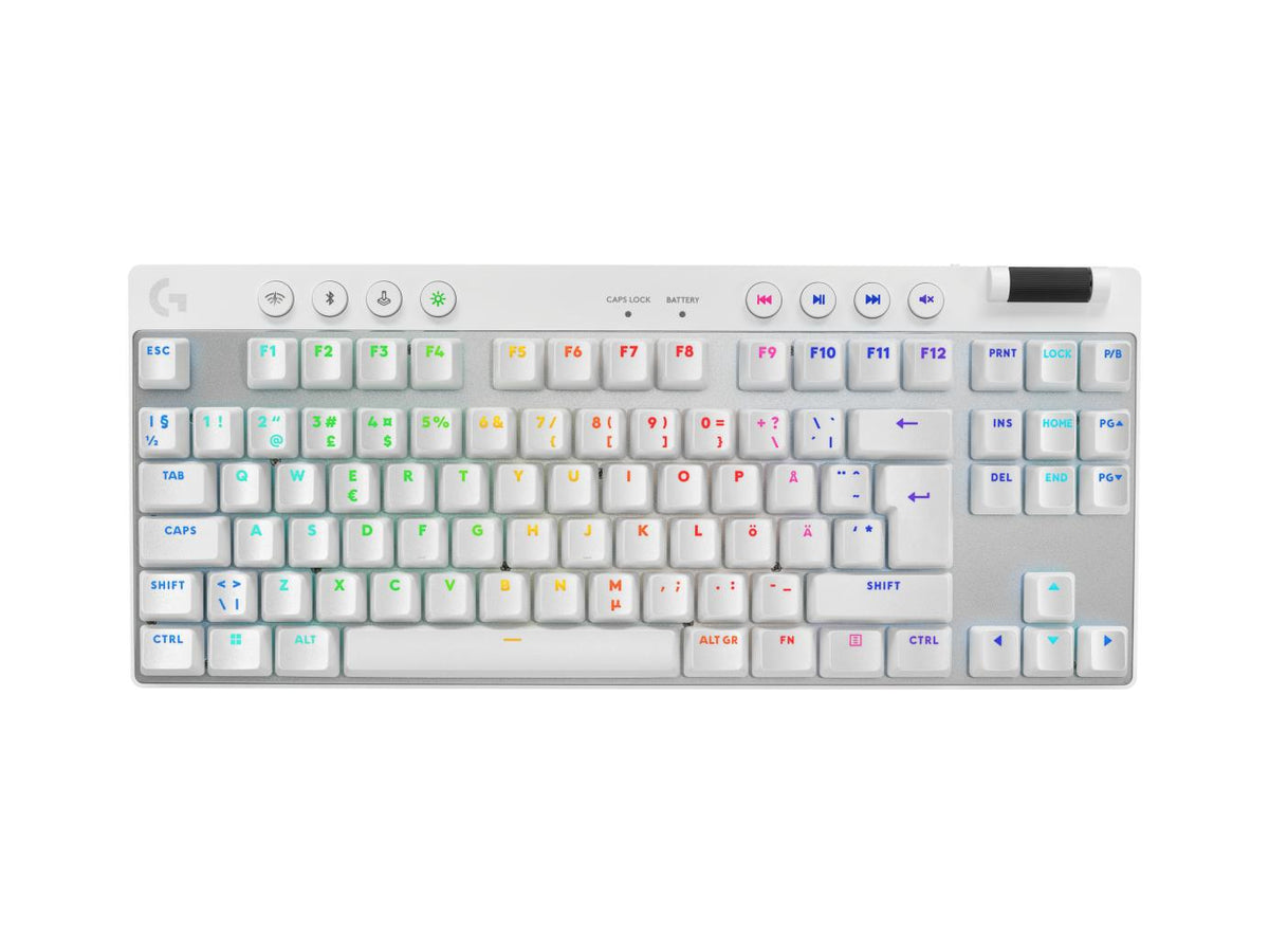 Logitech - G PRO X TKL Lightspeed - Tactile - Nordisk