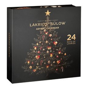 Lakrids by Bülow julekalender 2026 – 345 g – kalenderens lukkede emballage