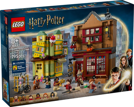 LEGO 76452 Harry Potter Quality Quidditch and Fortescue's Ice Cream Parlor LEGO