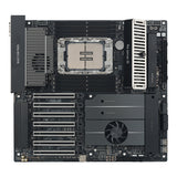 ASUS Pro WS W890E-SAGE SE – bundkortets sokkel og udvidelsespladser