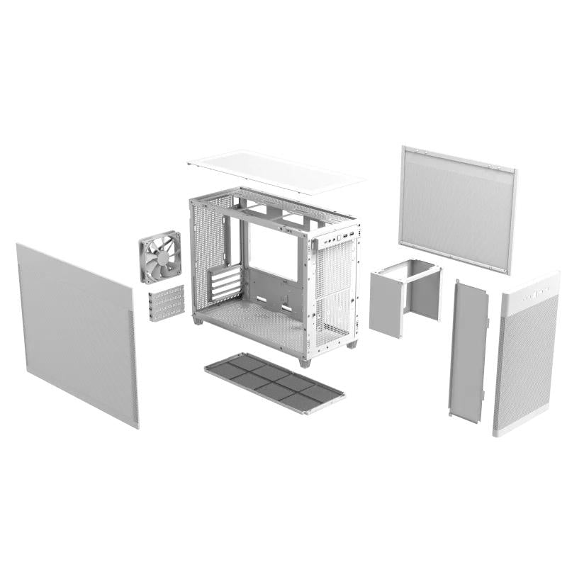 ASUS Prime AP201 TG MicroATX/MiniITX CASE White Edition ASUS
