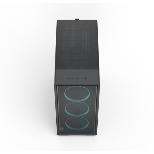 Midi Epoch XL Black TG RGB Light tint Fractal design