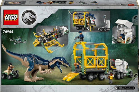LEGO 76966 Jurassic World Dinosaur Missions: Allosaurus Transporter LEGO