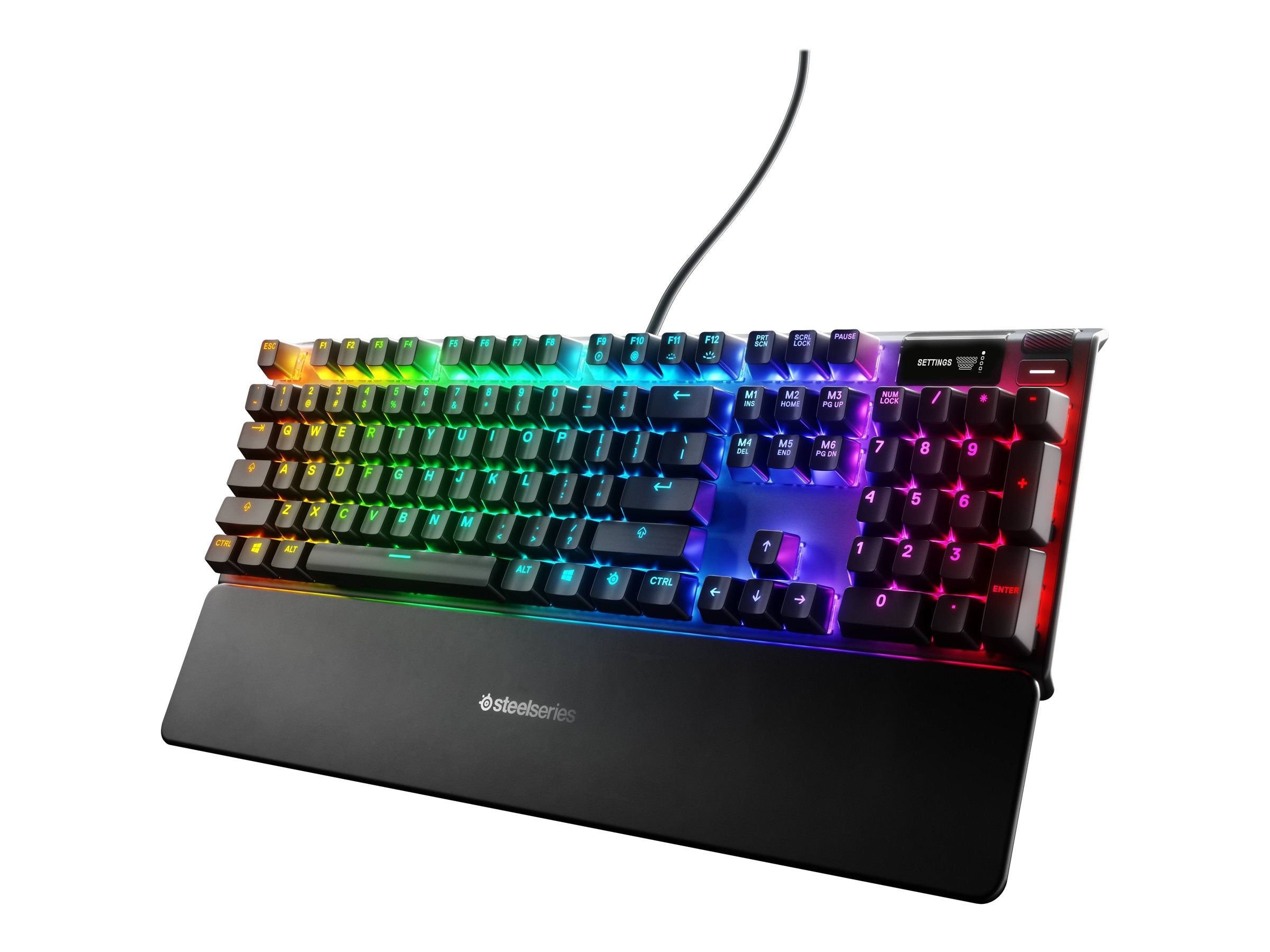SteelSeries Apex Pro Tastatur, mechanisches RGB-Kabel 