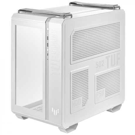 ASUS TUF Gaming GT502 Tempered Glass Dual Chamber Case White ASUS