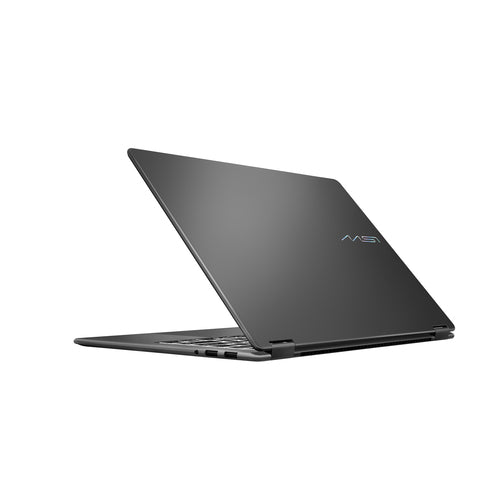 MSI Prestige 14 Flip AI+ D3MTG-002FR – bagside og åbent låg