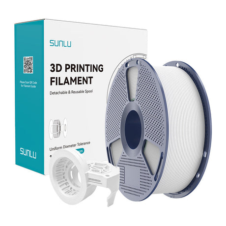 Sunlu PETG High-Speed Matte filament – hvid, 1,75 mm, 1 kg