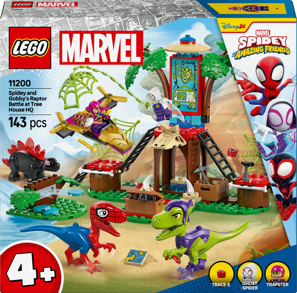LEGO 11200 Marvel Spidey and his Super Friends Showdown at the Treehouse: Spidey-Rex vs. Gobby Raptor
