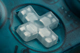 8BitDo Ultimate 2 Wireless 2.4G – Controller – Clear Blue – nærbillede af styrekryds