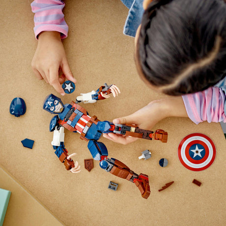 LEGO 76258 Marvel Super Heroes Captain America Buildable Figure Construction Toy LEGO
