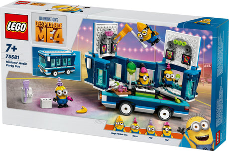 LEGO 75581 Minions and the Party Bus, construction toy LEGO