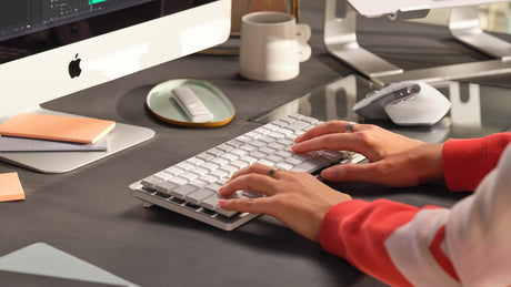 Logitech - MX Mechanical Mini for Mac Minimalist Wireless Illuminated Keyboard - Nordic