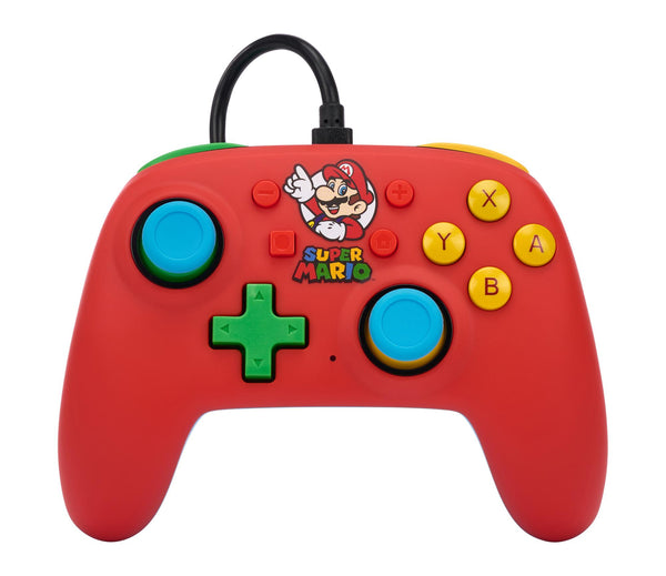 PowerA Nano Kabelgebundener Switch-Controller - Mario Medley / Nintendo Switch