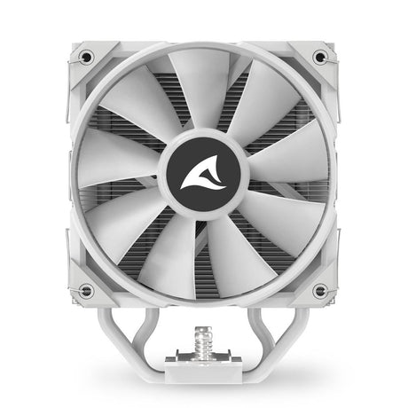 Sharkoon A40 RGB CPU-køler – hvid, 120 mm, 4 heatpipes – billede 7