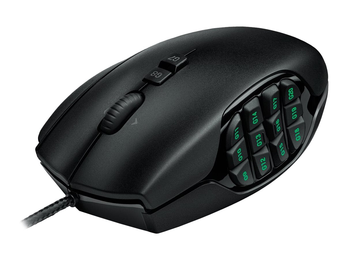 Logitech Gaming Mouse G600 MMO Laserkabel Schwarz