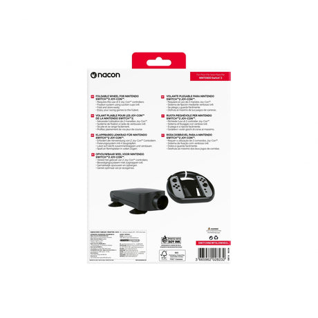 Nacon - Foldable Steering Wheel for Nintendo Switch II Nacon