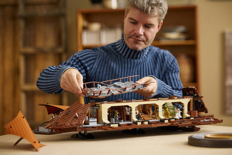 LEGO Star Wars 75397 – Jabbas sejlpram – bygger udforsker prammens åbne interiør