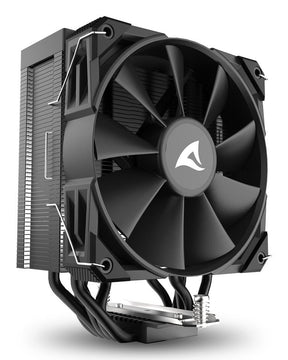 Sort Sharkoon A50 CPU-luftkøler med 120 mm blæser