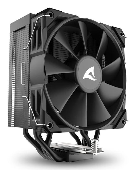 Sharkoon A50 Black 230W TDP 5-Heatpipe 120mm PWM FDB CPU Air Cooler Sharkoon