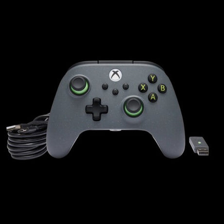 PowerA Advantage Wireless controller – Regen Slate – Xbox Series X|S – controller med kabel og tilbehør