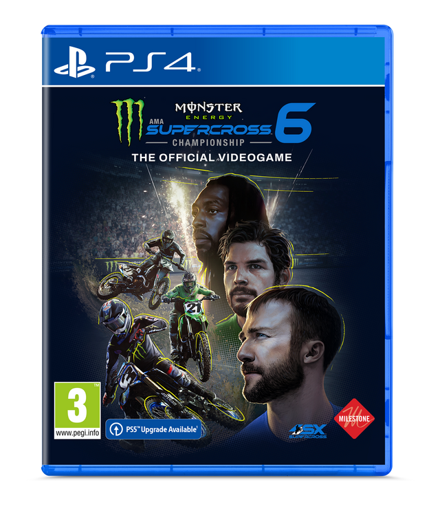 Monster Energy Supercross – The Official Videogame 6 – PlayStation 4 – spilomslag