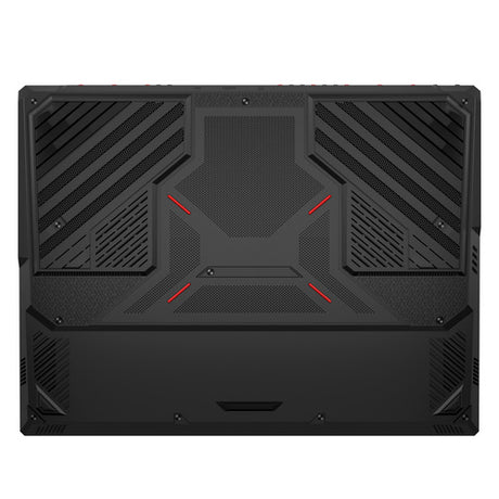 MSI Raider 18 Max HX A2WJ-1425FRY – låg og kabinet set skråt