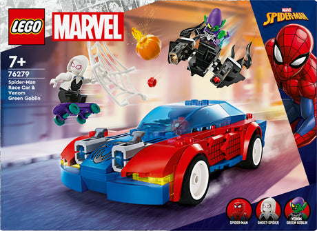 LEGO 76279 Marvel Super Heroes Spider-Man's Racing Car & Venom Green Goblin Construction Toy LEGO