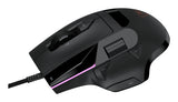 Turtle Beach Command MC3 – kablet gamingmus, sort – Sideknapper og scrollfunktion