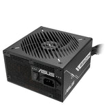 ASUS PRIME-650B-BLACK – bagside og blæsergitter set skråt ovenfra