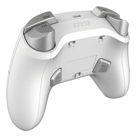 MSI FORCE GC300 Wireless – hvid controller – bagside med ekstra knapper