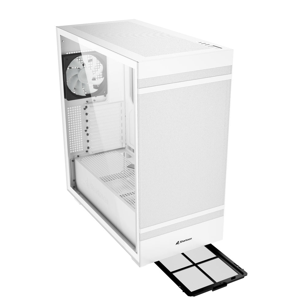 Sharkoon Rebel C50 RGB, tower case (white, tempered glass) Sharkoon