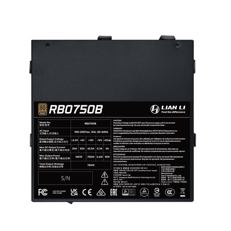 Lian Li RB 750W Bronze PSU Lian Li